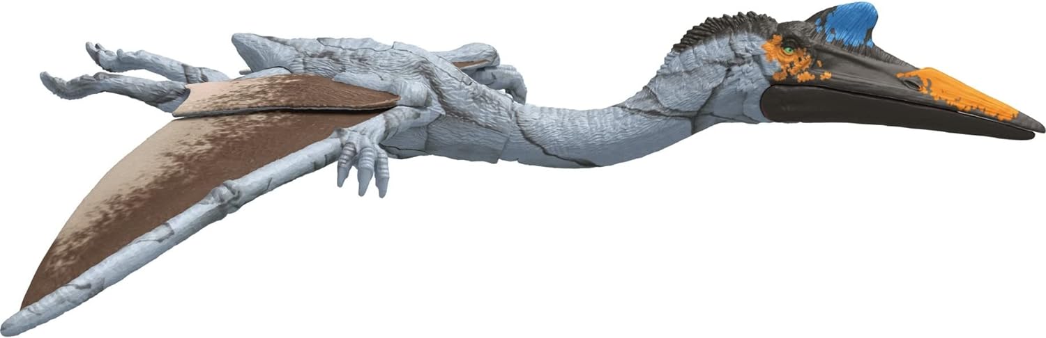 Mattel Jurassic World Dominion Massive Action Quetzalcoatlus Dinosaur Action Figure Toy with Attack Motion, Plus Downloadable App & AR Reasonable Price